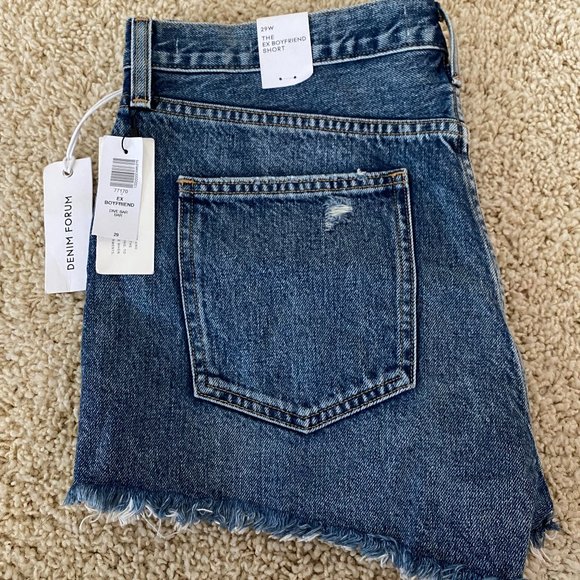 Denim Forum Pants - Denim Forum Ex Boyfriend Denim Shorts